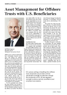 Asset Management for Offshore Trusts with U.S. Beneficiaries